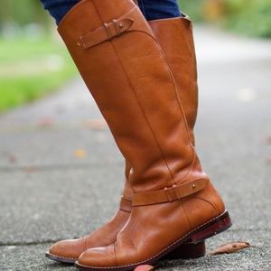 Cognac Kate Riding Boot